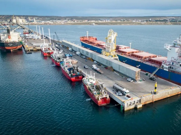 Puerto Madryn, en Argentina, avanza en obras del Muelle Storni ...