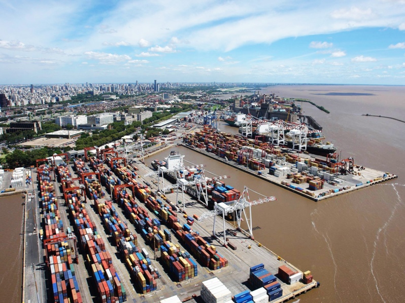 Puerto de Buenos Aires en Argentina registró alza de un 1,5% en la